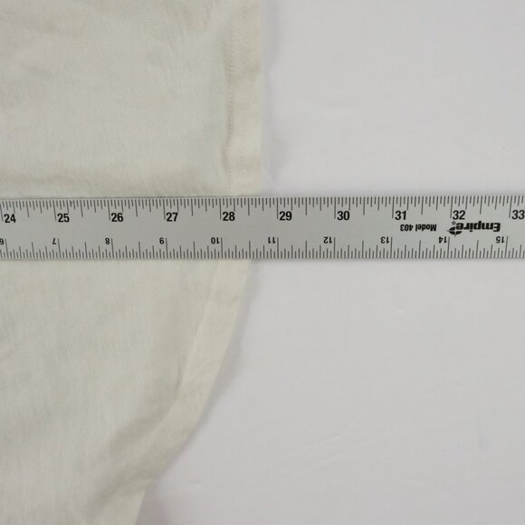 Lucky Brand Men’s Sweatshirt Jersey Material White Button Down Shirt Sz. M - Picture 7 of 8